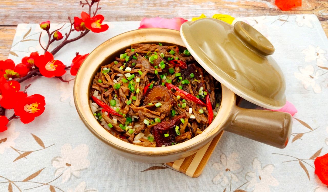 扁豆腊肉饭的做法