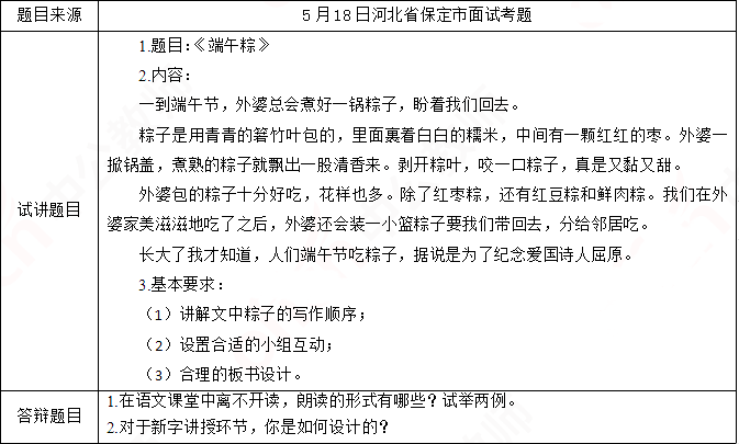 端午粽的板书设计及介绍图片