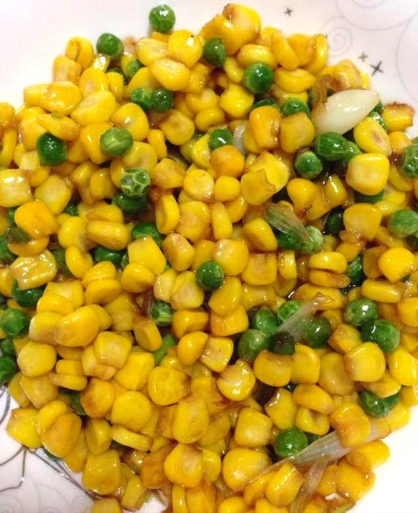 蚕豆玉米粒的做法