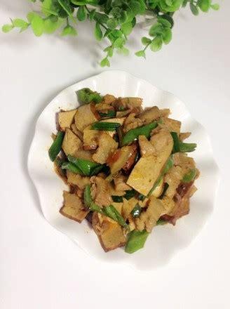家常菜香干炒肉