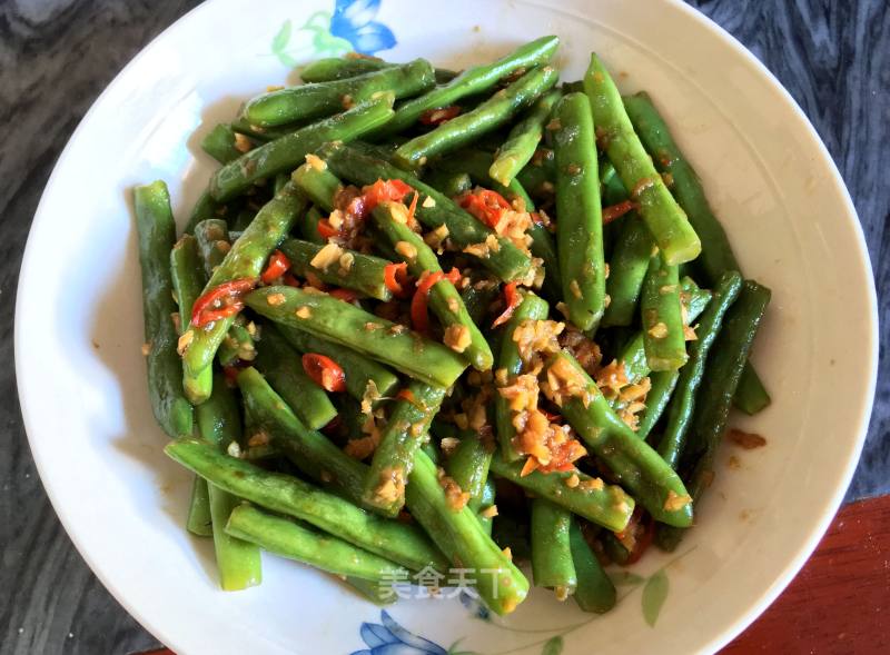 蒜蓉四季豆的做法