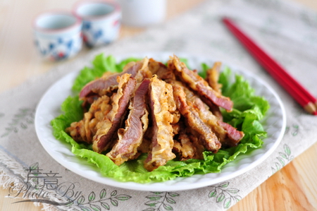博山硬炸肉的做法
