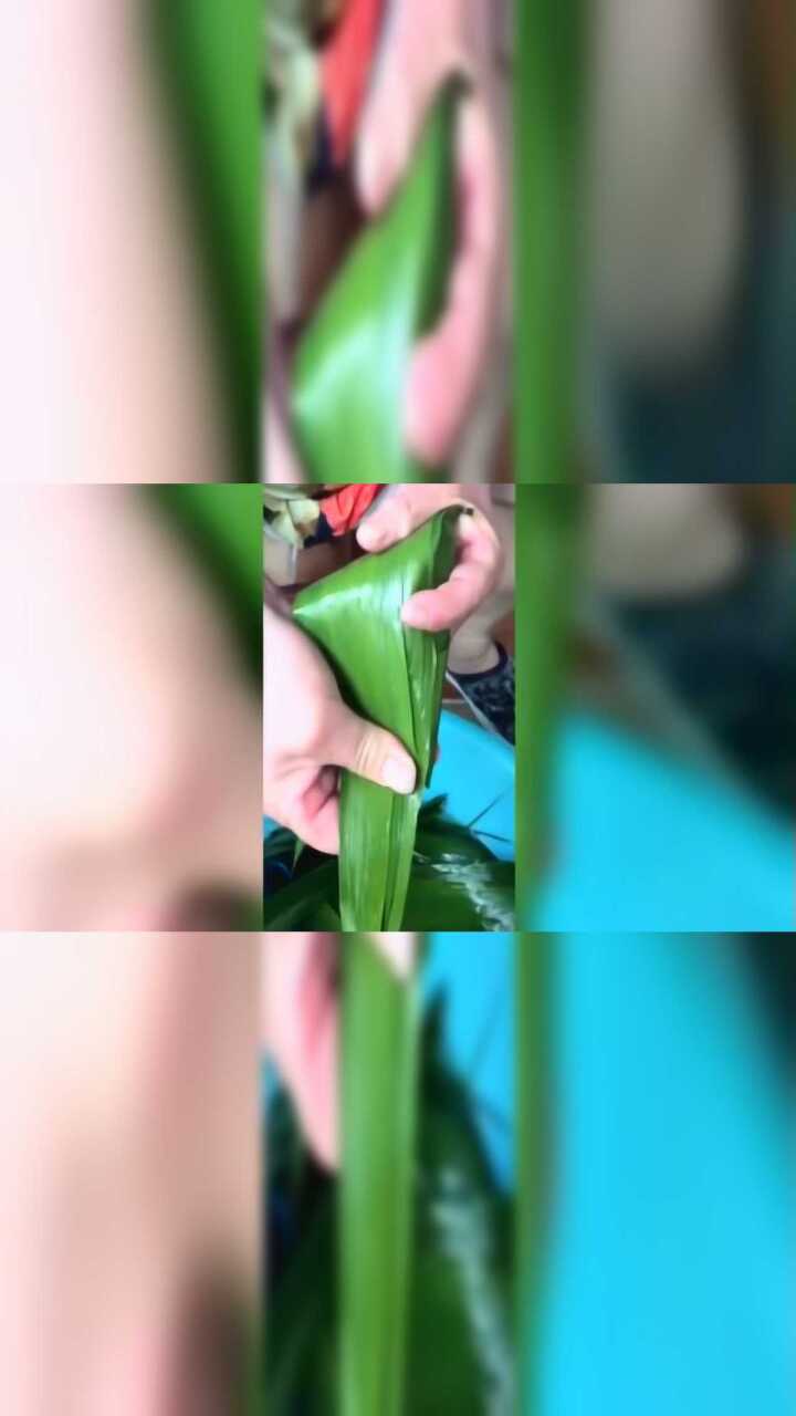 端午节包粽子视频教程慢动作