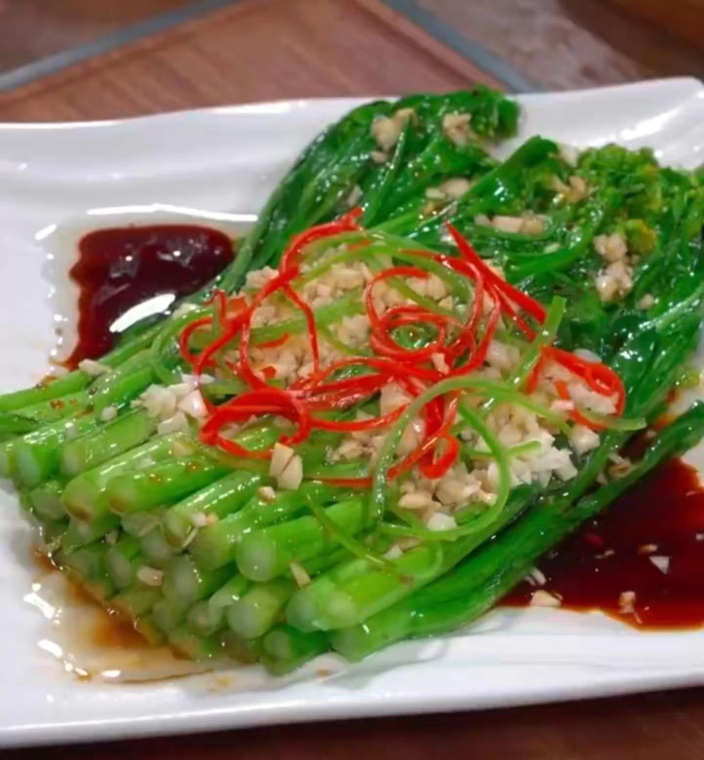 白灼菜心的做法大全家常菜窍门