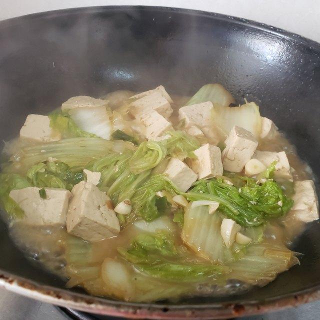 白菜炖豆腐热量